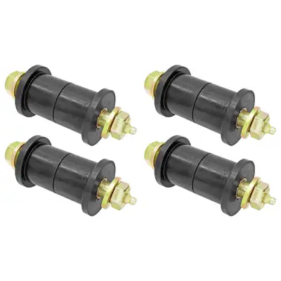 aFe Power Leaf Spring Main Eye Bushing Kit 87-95 Wrangler YJ Includes Urethane Bushings Greasable Hardware Set of 4 RockJock 4x4