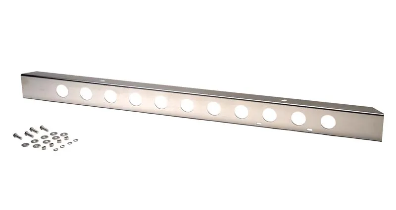 Jeep CJ 54 Inch Front Bumper with holes 45-86 CJ Polished Silver Kentrol product image