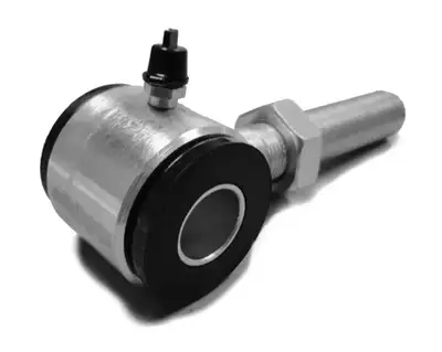 Steinjager Steinjäger 5/8-18 RH Poly Bushings, Male 3/8 Bore 3.00 Wide Zinc Plated Housing