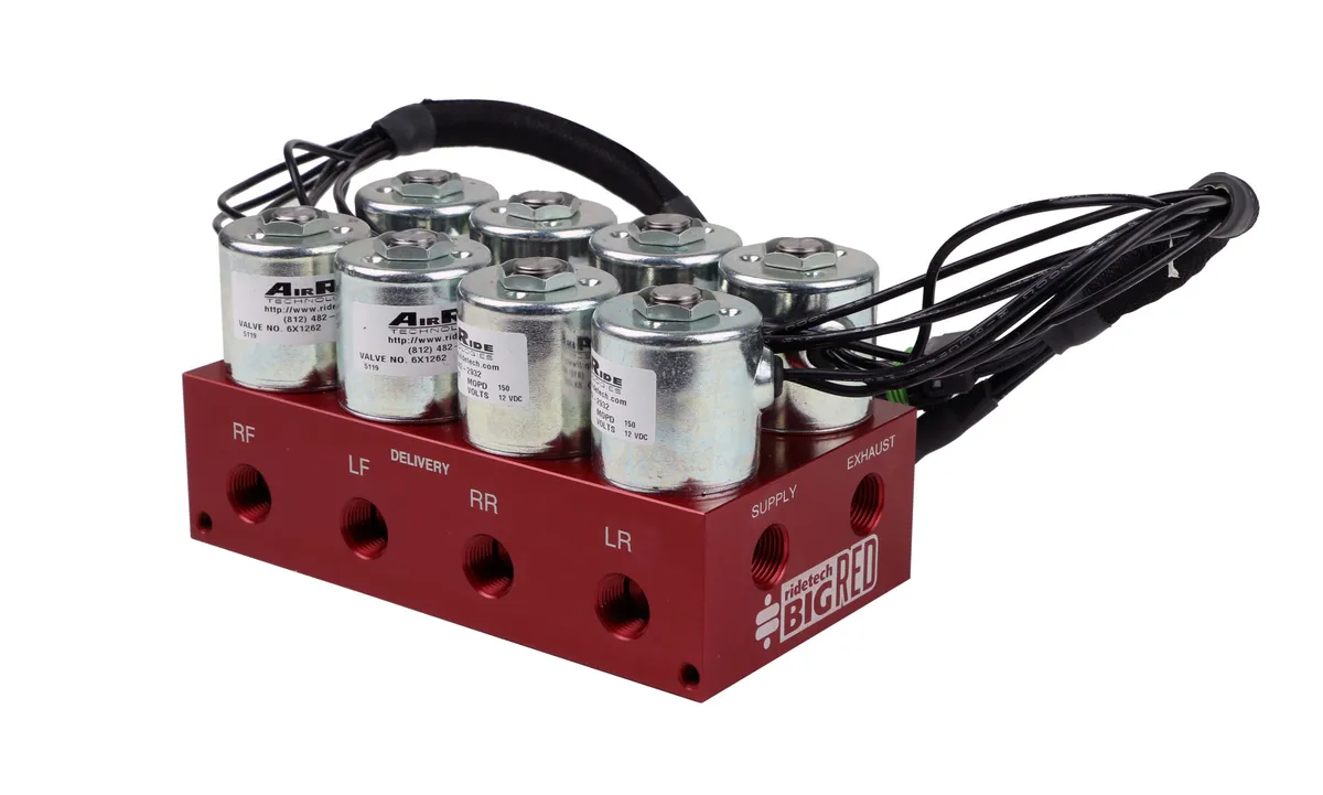 Bigred 4-Way Valve W/ 3/8 Inch NPT Ports Mounting Brackets Fittings Sold Separately Ridetech product image