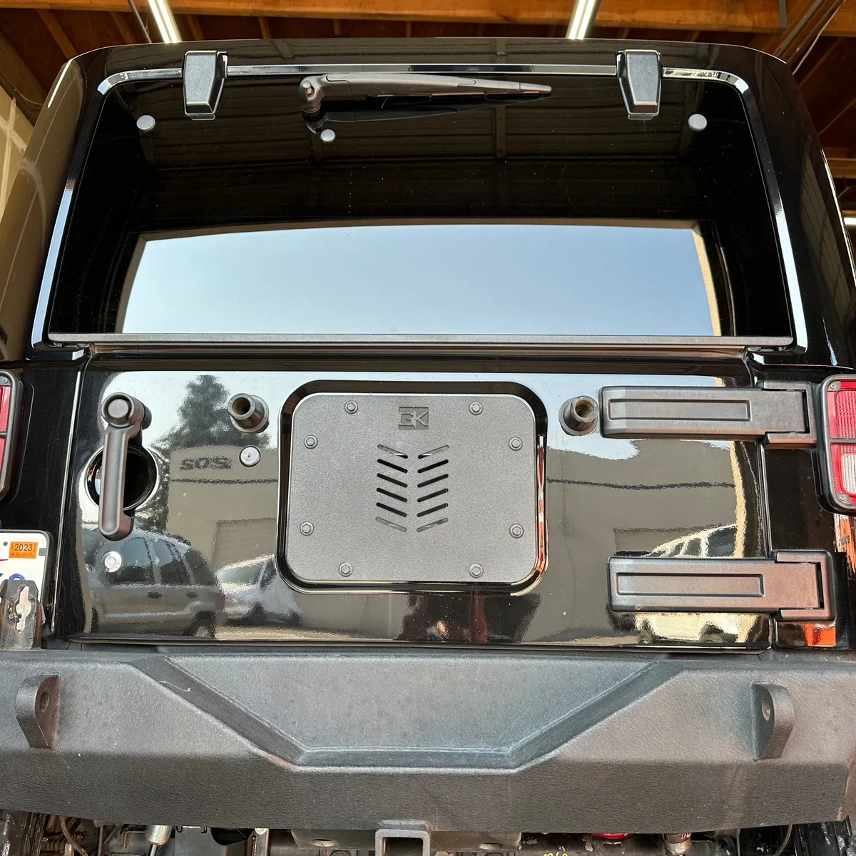 Spare Tire Delete Plate for Jeep JK Wrangler product image