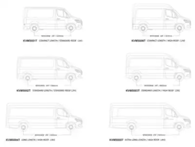 Front Runner Mercedes Benz Sprinter L4H2170in XLWBHigh Roof 2007-Current Slimpro Van Rack Kit - by Front Runner