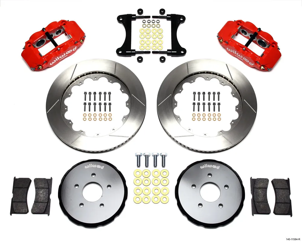 2007 - 2013 Infiniti, Nissan Forged Narrow Superlite 6R Big Brake Front Brake Kit (Hat) - 140-11584 product image