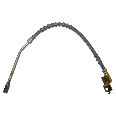 Crown Automotive Jeep Replacement Brake Hose; Front Right; For Use w/o ABS;