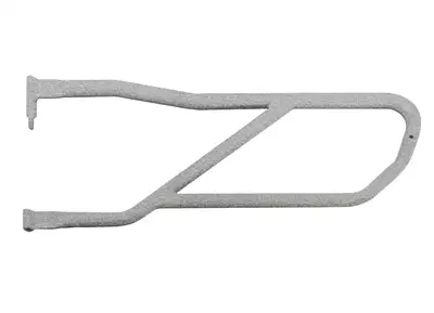 Steinjager Doors, Tubular 2015 to 2023 Gray Hammertone Rear Doors