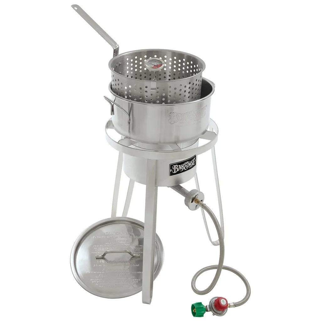 Bayou Classic 10qt Stainless Fish Cooker Kit