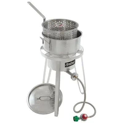 Bayou Classic 10qt Stainless Fish Cooker Kit