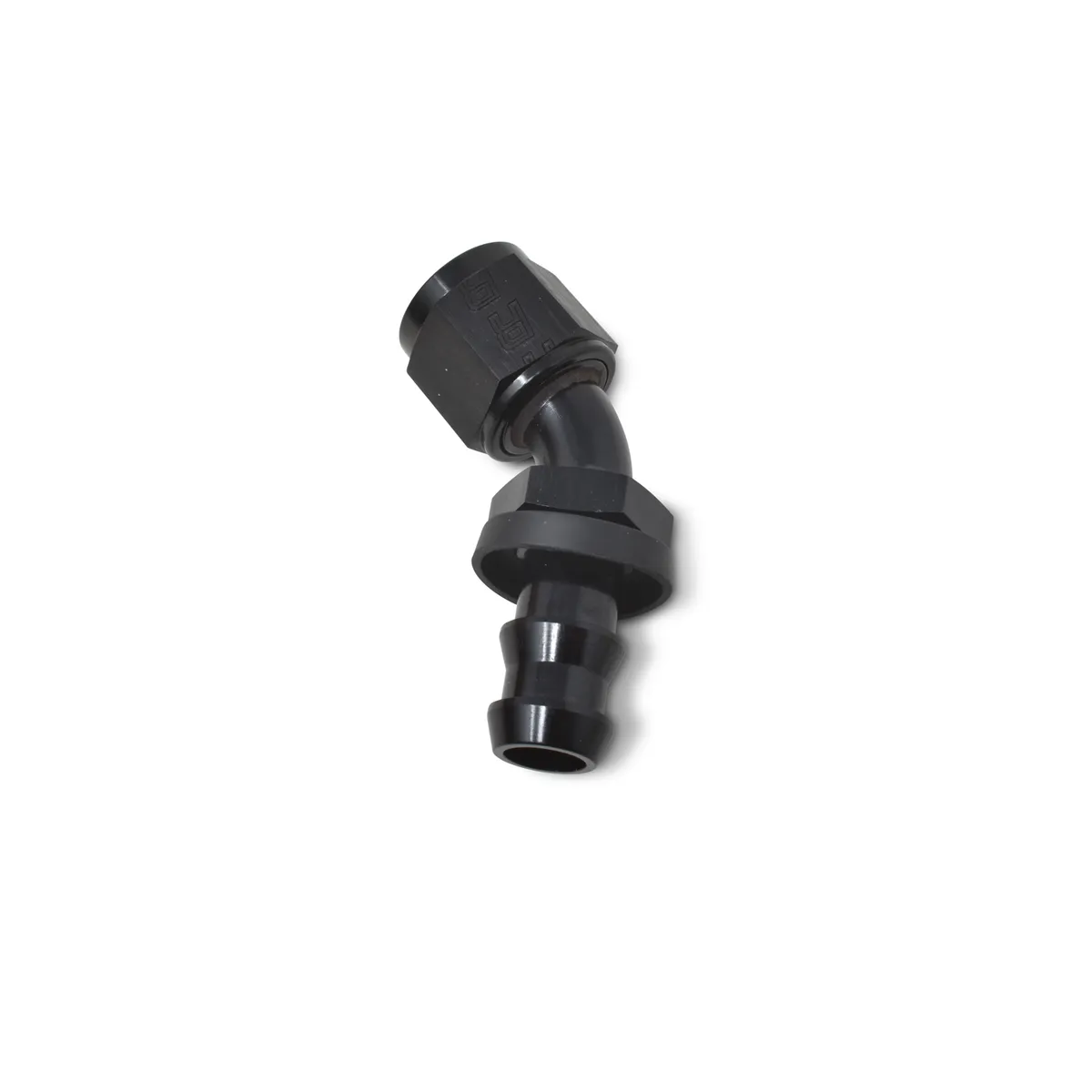 Twist-Lok Hose End #8 45 Deg Black product image