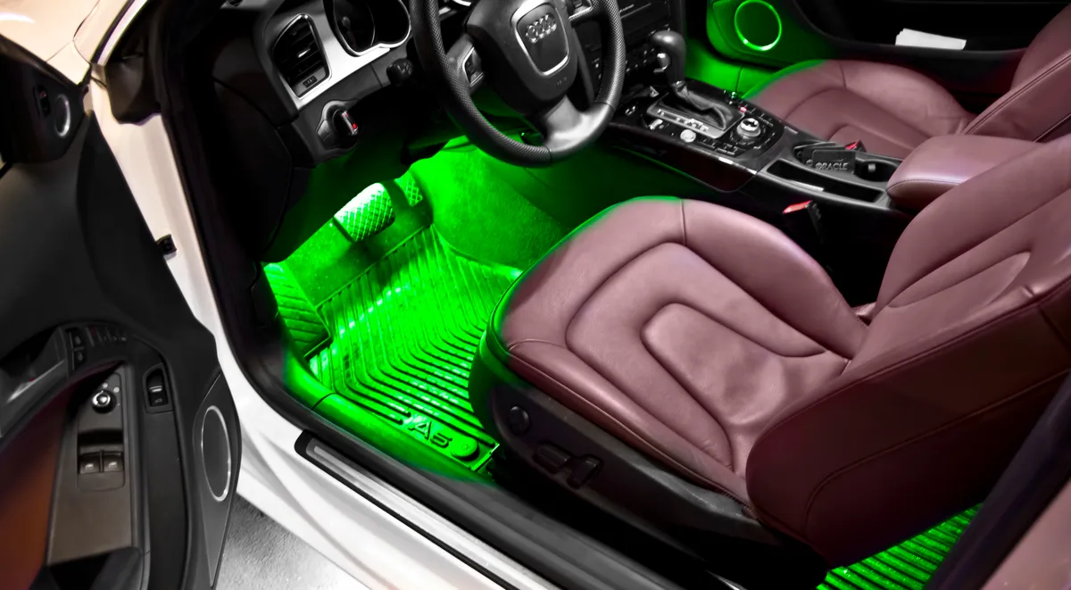 Oracle Lighting Ambient LED Lighting Flexible Strip Footwell Kit, Green product image