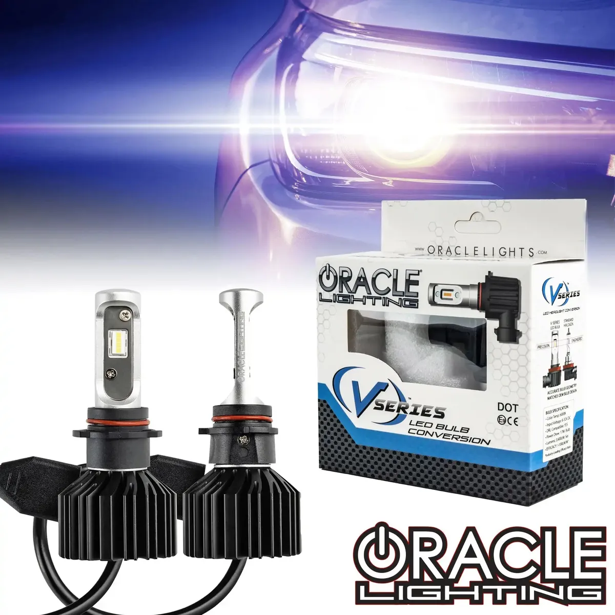 Oracle Lighting Oracle Lighting V5249-001 P13W VSeries LED Headlight Bulb Conversion Kit, 6000K