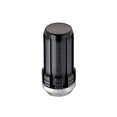 McGard Splinedrive Lug Nut M14x1.5 Cone Seat 1.935 in Oal Black (Box of 50)