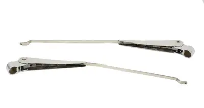Kentrol Jeep CJ Windshield Wiper Arms Pair 68-86 CJ Polished Silver Kentrol