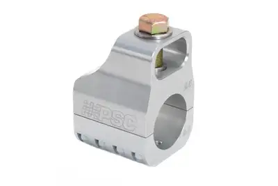 PSC Motor Sports 2.0in Cylinder Assist Double Shear Billet Aluminum Tierod Clamp