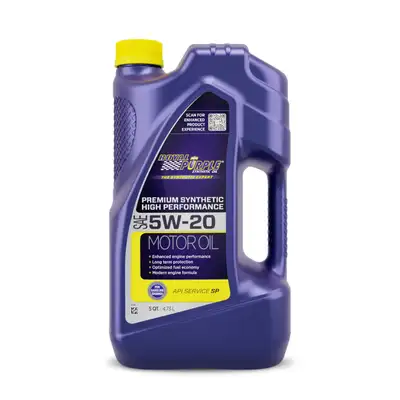Royal Purple 5w20 Multi-Grade SAE Oil 5 Quart Bottle
