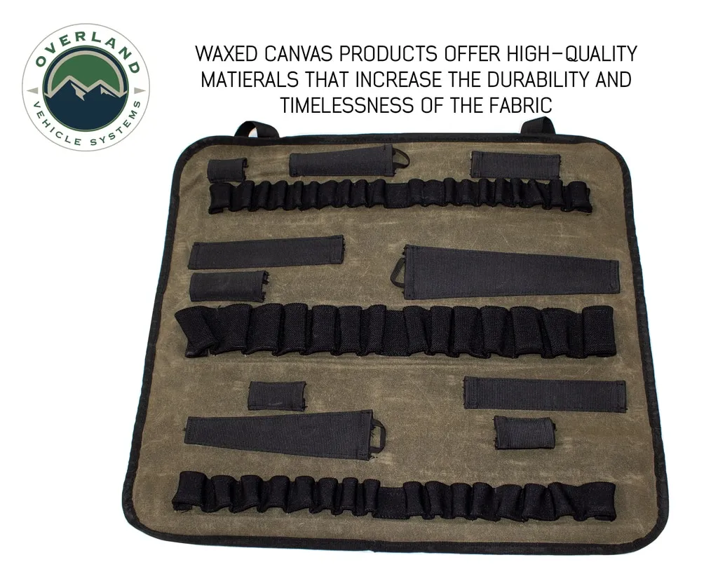 Rolled Socket Organizer Storage Bag - #16 Waxed Canvas Overland Vehicle Systems product image