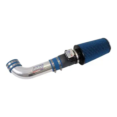 BBK Performance Ford Mustang 5.0 Cold Air Intake Kit Non Fender well Powder Coated Chrome 86-93