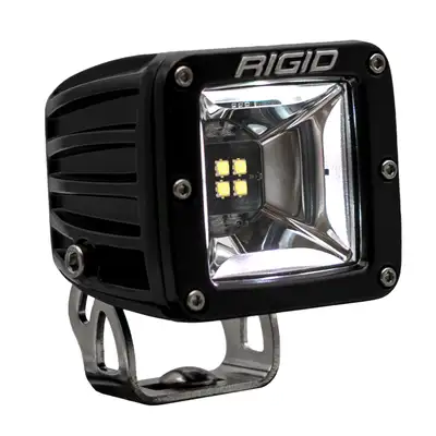RIGID Industries The Radiance+RGBW Pod Scene Light provide you the ability to toggle between eight available backlight options and provides up to 100 degrees of horizontal spread. Radiance+RGBW Pod Scene delivers a stylish approach to scene lighting.