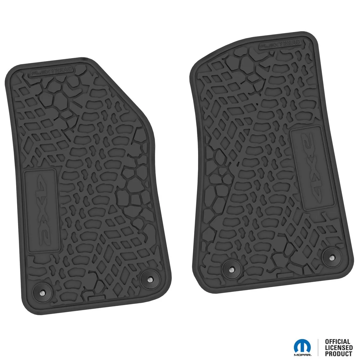 18-24 Jeep JL 2 Dr Front -Tire Tread/Scorched Earth Scene w/ 4xe Insert - Black product image