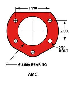 1971 - 1974 American Motors Forged Dynapro Low-Profile Rear Parking Brake Kit - 140-11941 product image