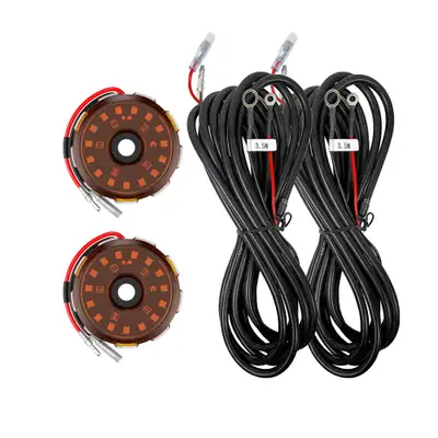 KC HiLiTES KC HiLiTES 6334 KC Two-Light Add-On Cyclone V2 Kit - Amber - 3.5 Meters Long