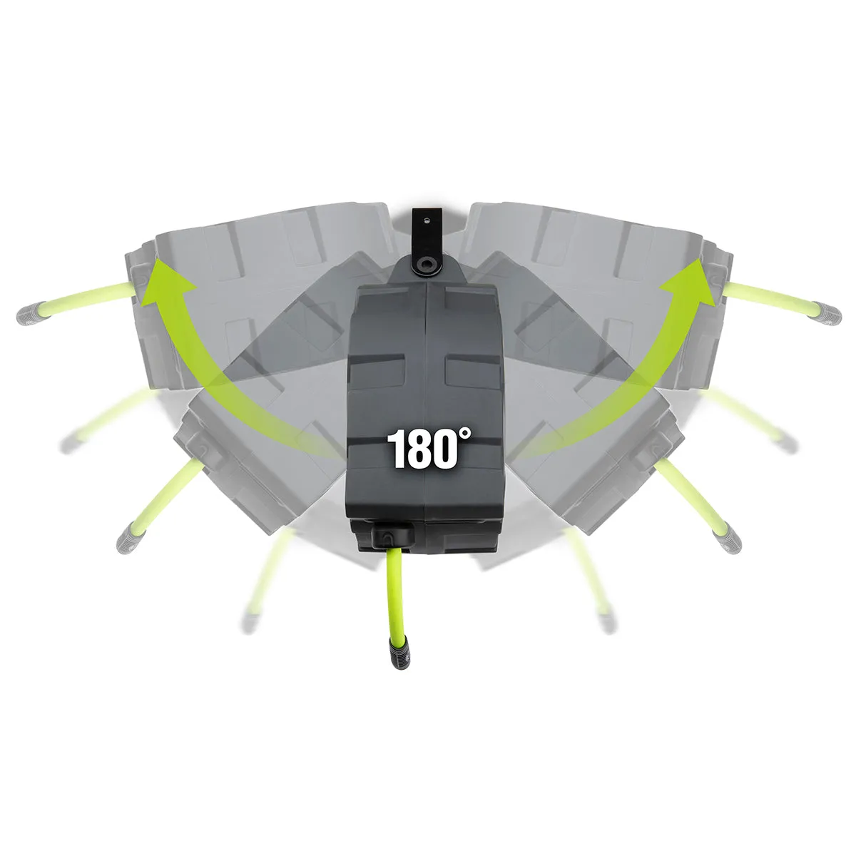 fz Enclosed Plastic Retractable Air Hose Reel 3/8in 30ft product image
