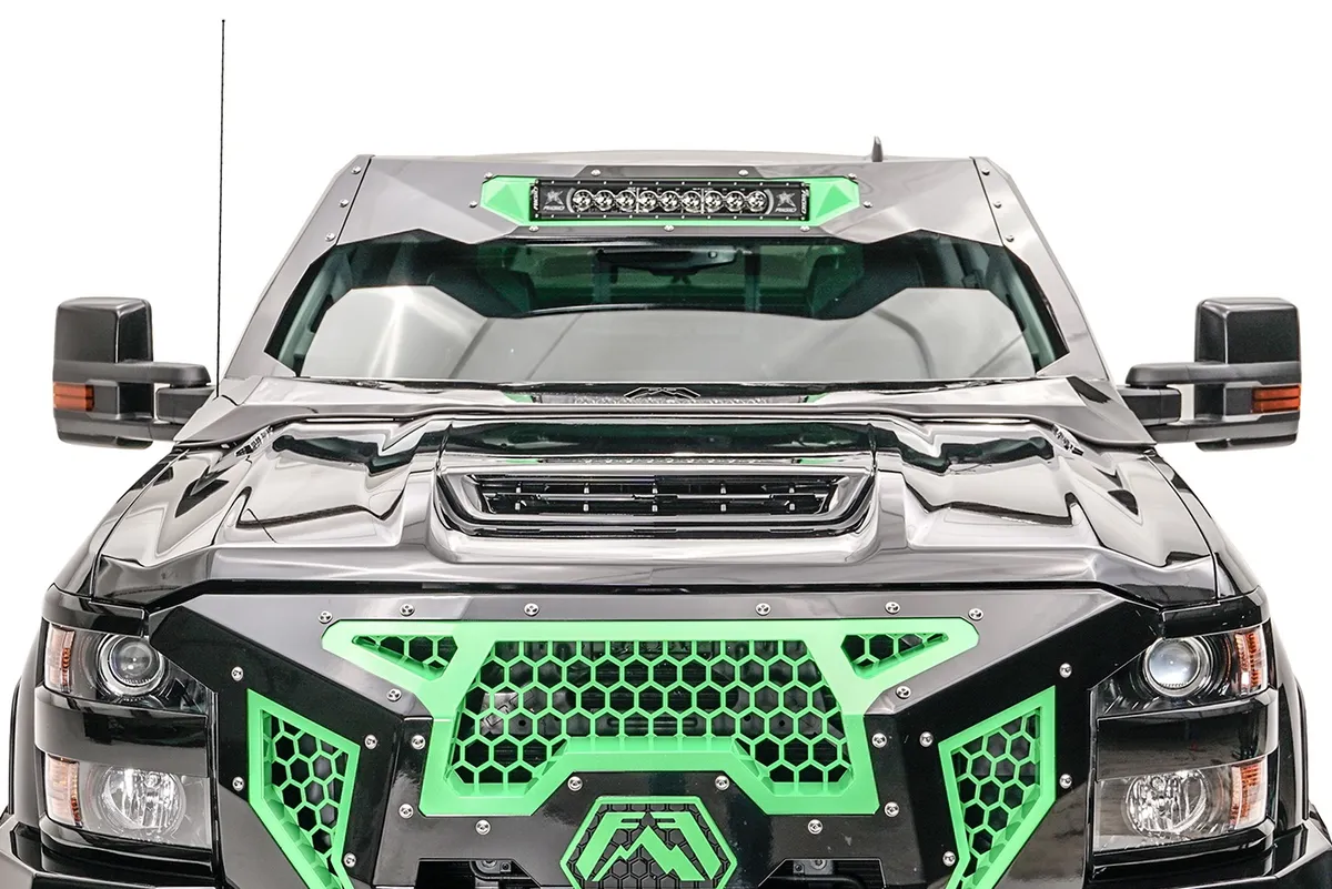 ViCowl Light Insert; 2 Stage Black Powder Coated; 4 Light Insert; For use w/ViCowl; product image