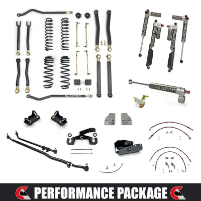 Clayton Off Road 2.5" Premium JL - PACKAGE