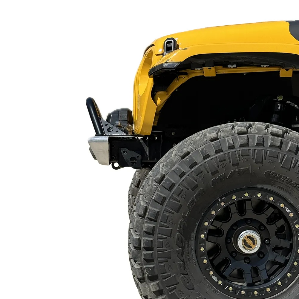 18c Wrangler Legacy Front Bumper With Hoop Raw product image