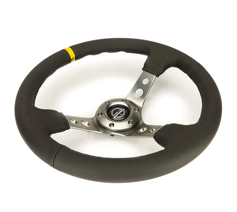 Steering Wheel 350mm 3in Dish Black Leather product image