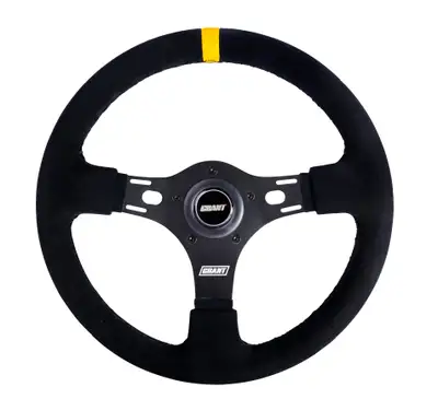 Grant #1080 Racing Wheel Ultrasuede Top Marker Yellow