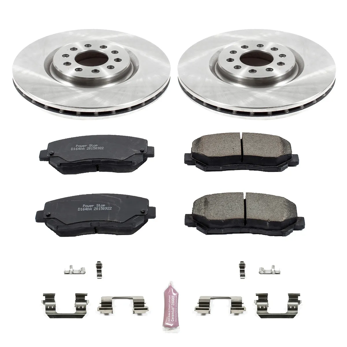 Autospecialty Brake Kit Front 2015-2017 Chrysler 200 2014-2018 Jeep Cherokee product image
