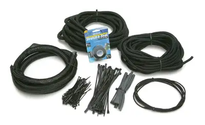 Painless Wiring PowerBraid Chassis Kit; Incl. 1/8 in. Dia. 10 ft.; 1/4 in. Dia. 60 ft; 1/2 in. Dia. 30 ft.; 1 in. Dia. 6 ft.;