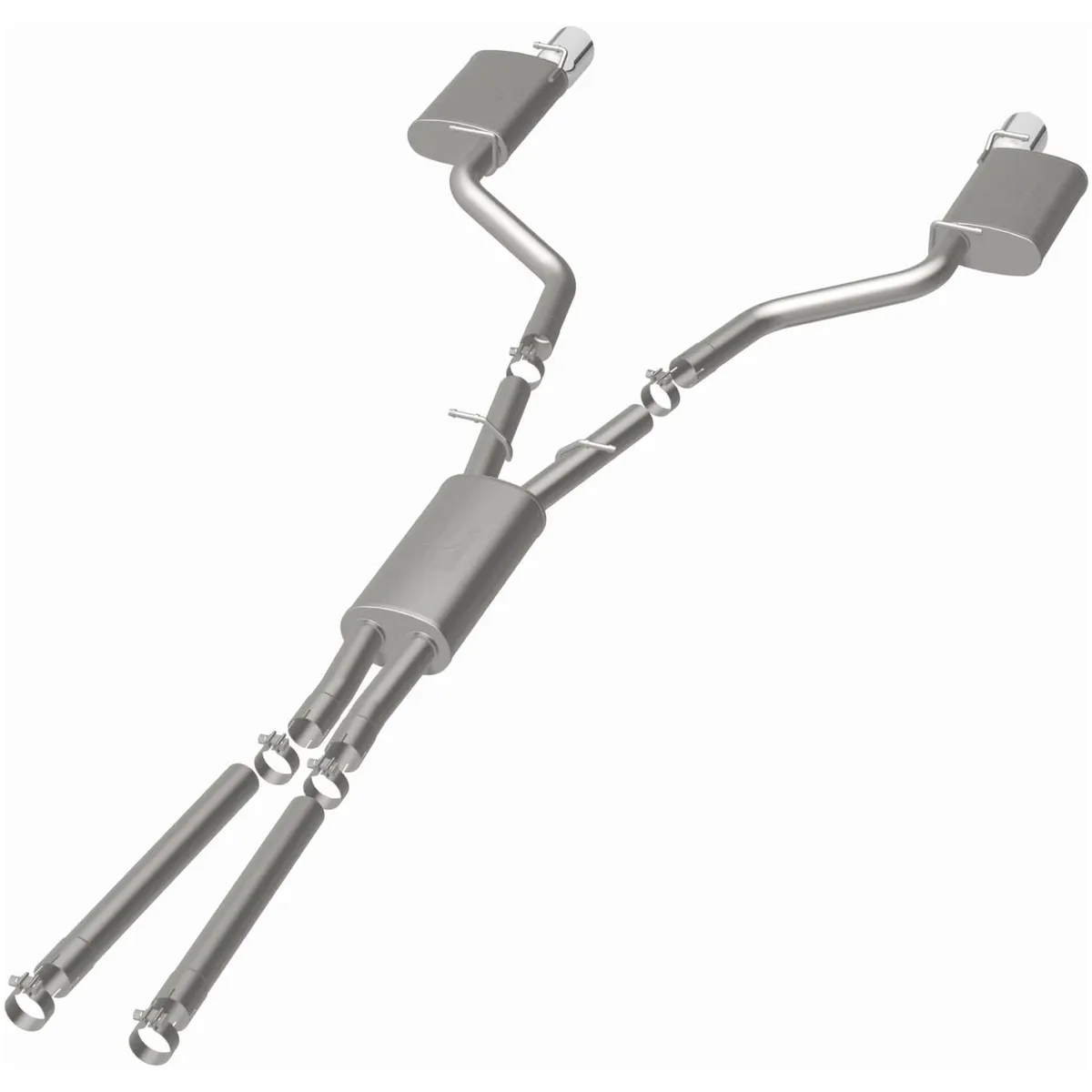 MagnaFlow 2006-2010 Dodge Charger 5.7L | 2005-2008 Dodge Magnum 5.7L Street Series Cat-Back Performance Exhaust System 15628 product image