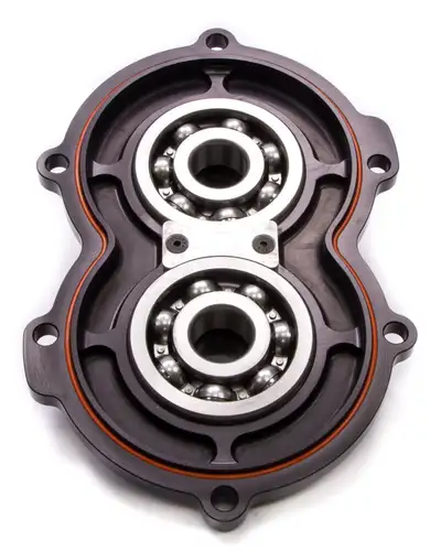 Diversified Machine Billet Alum Rear Cover w/Bearings Black