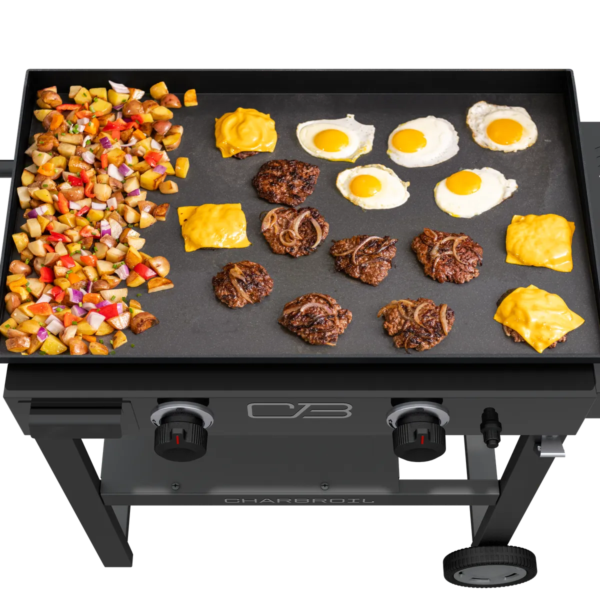 Performance Series™ 28" 2-Burner Gas Griddle with Cart and Hard Cover product image