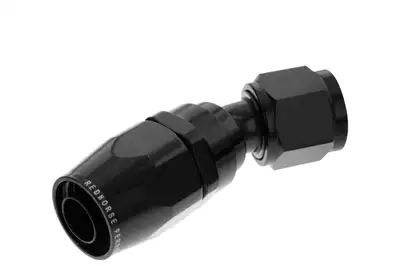 Redhorse Performance 16 30 Degree Female Aluminum Hose End Black
