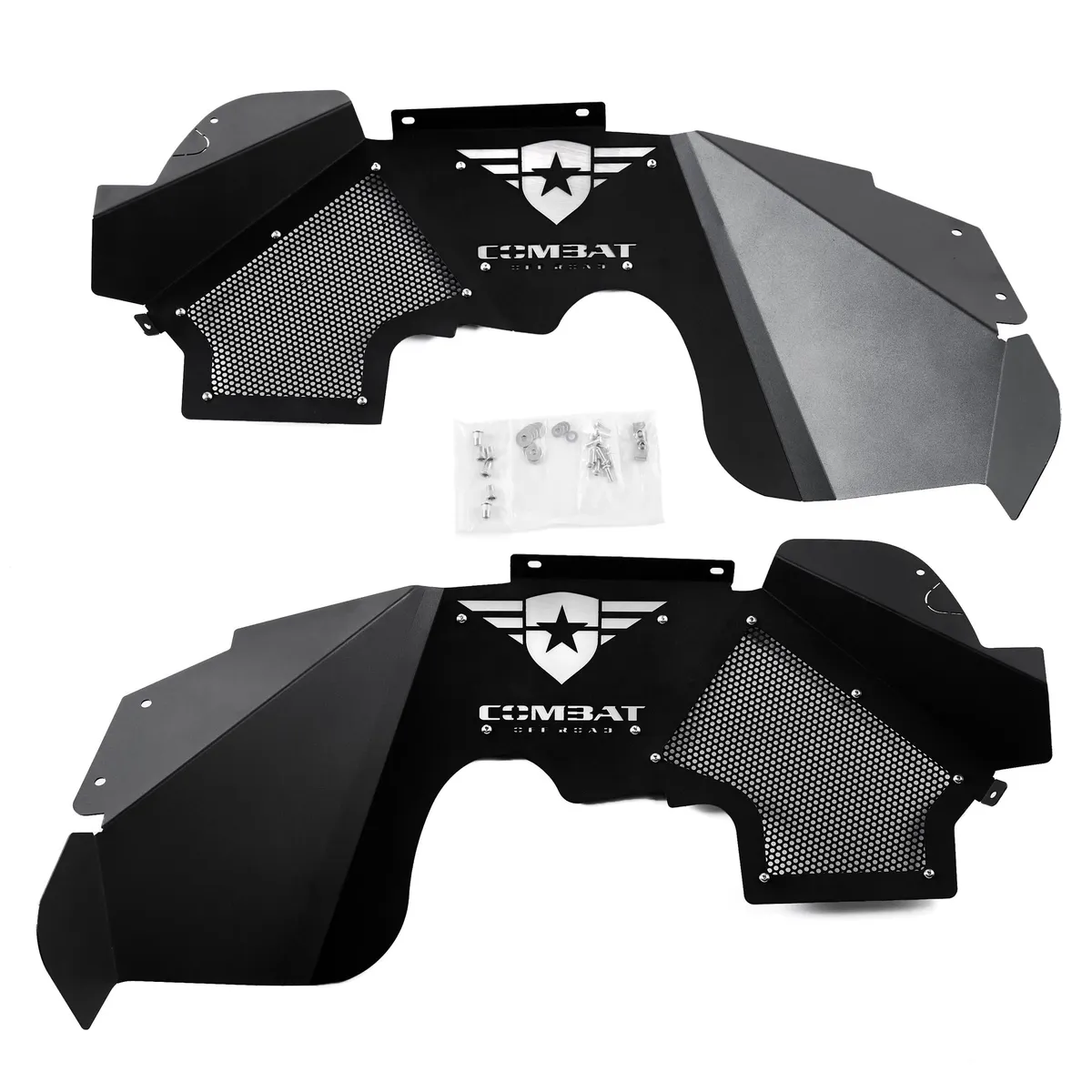 Combat Off Road Combat Off Road Battle Ready Aluminum Inner Fender Liner Kit - Front - JK