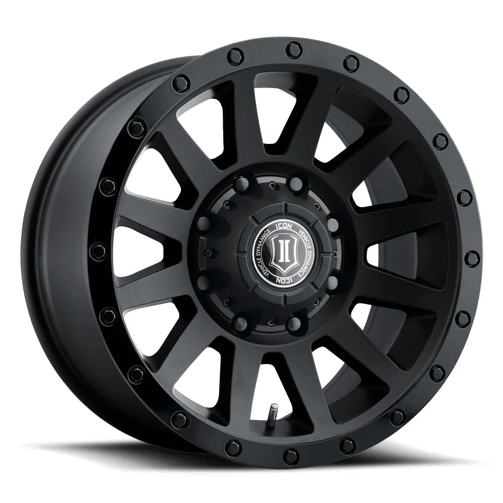 ICON Alloys Compression HD, Double Black, 18 x 9 / 8 x 180, 12mm Offset, 5.5" Backspace product image