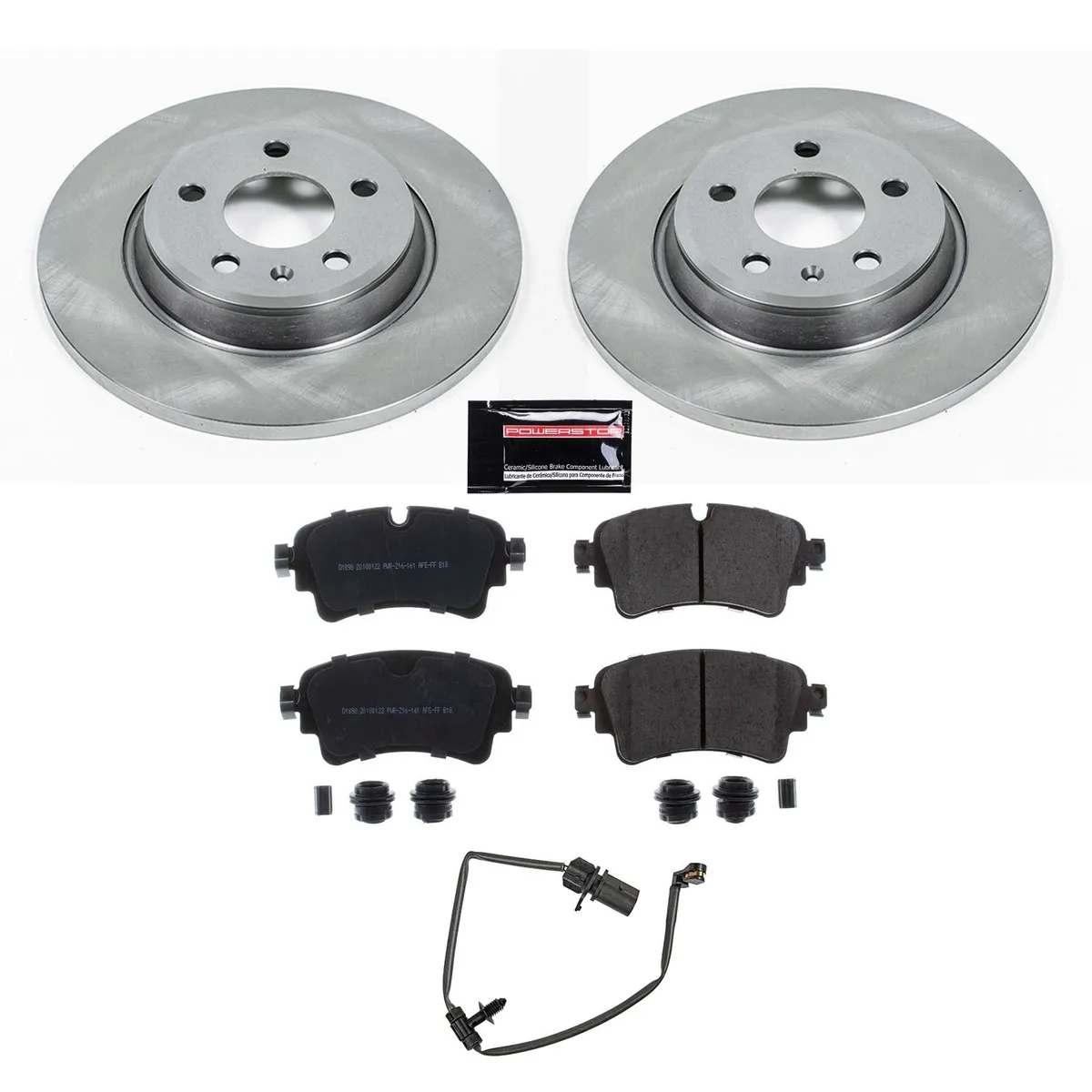 Z17 Direct Replacement Kit: Rotors; Ceramic Pads W/Hardware; Pad Sensors product image