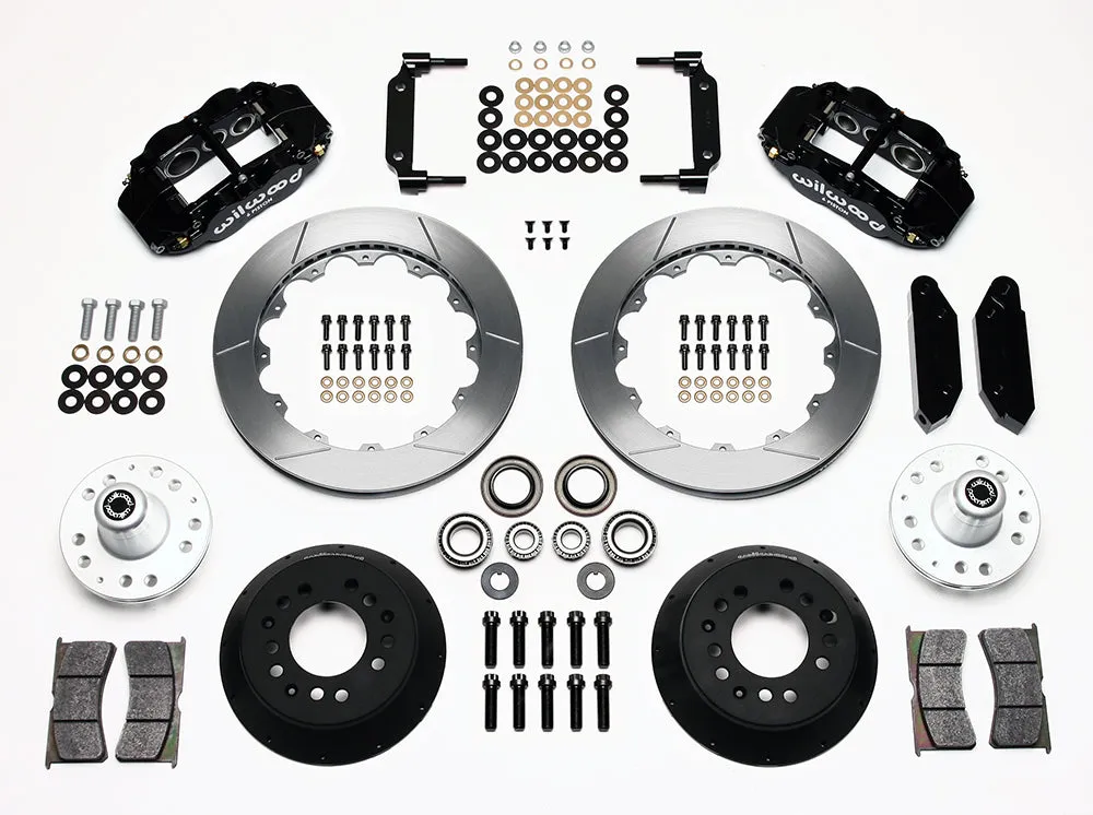 Wilwood Brakes 1970 - 1973 Ford, Mercury Forged Narrow Superlite 6R Big Brake Front Brake Kit (Hub) - 140-10220