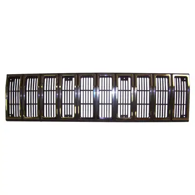 Crown Automotive Jeep Replacement Cherokee Radiator Grille Chrome/Black