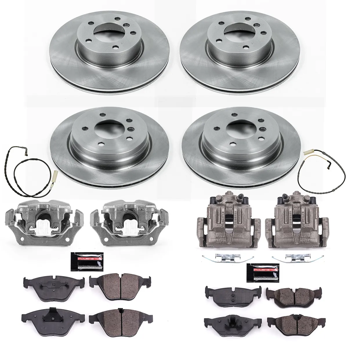 Z17 Direct Replacement Kit: Rotors; Ceramic Pads; Pad Sensors; Calipers product image
