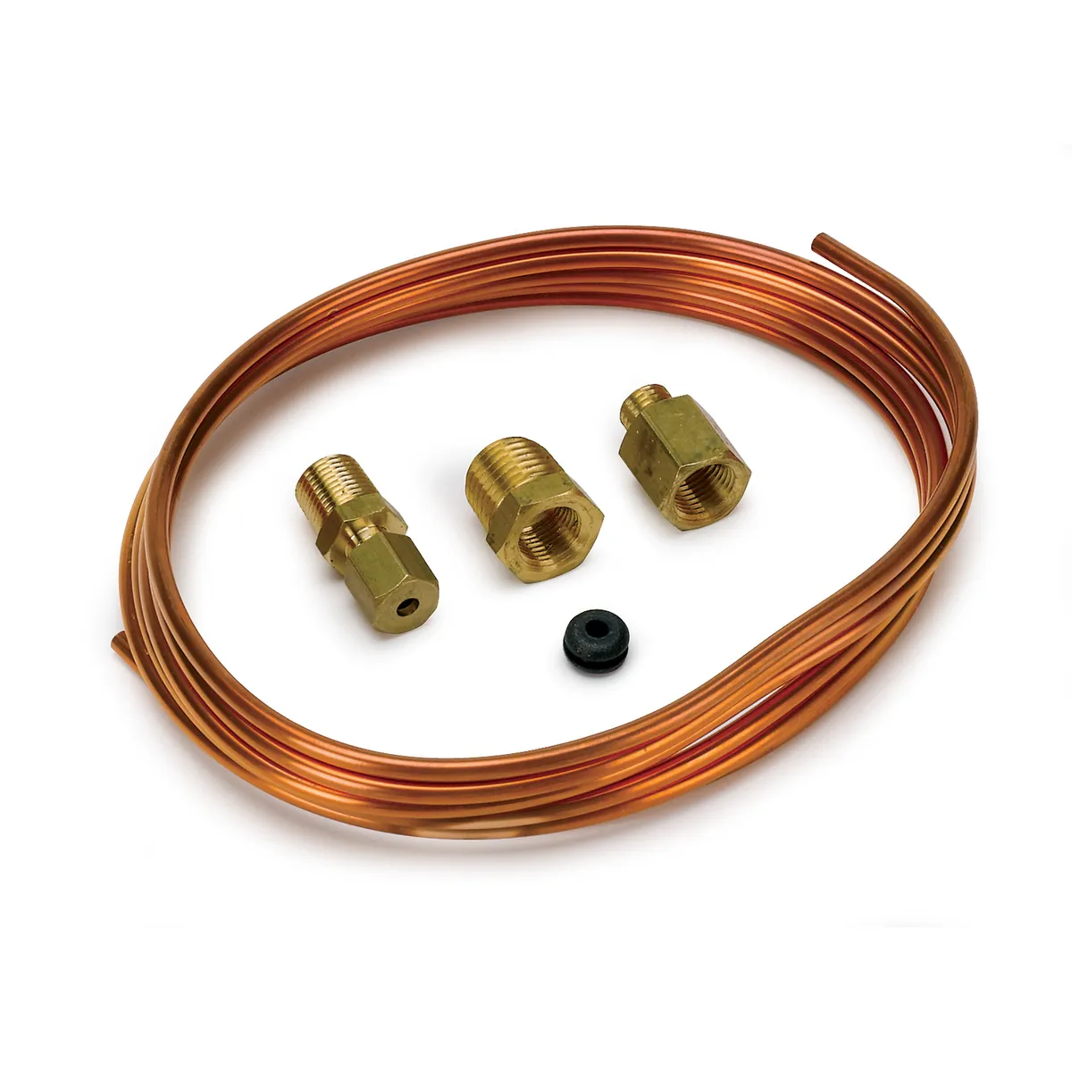 Autometer 3224 Tubing, Copper, 1/8, 6ft. Length, Incl. 1/8 Nptf Brass Compression Fittings product image
