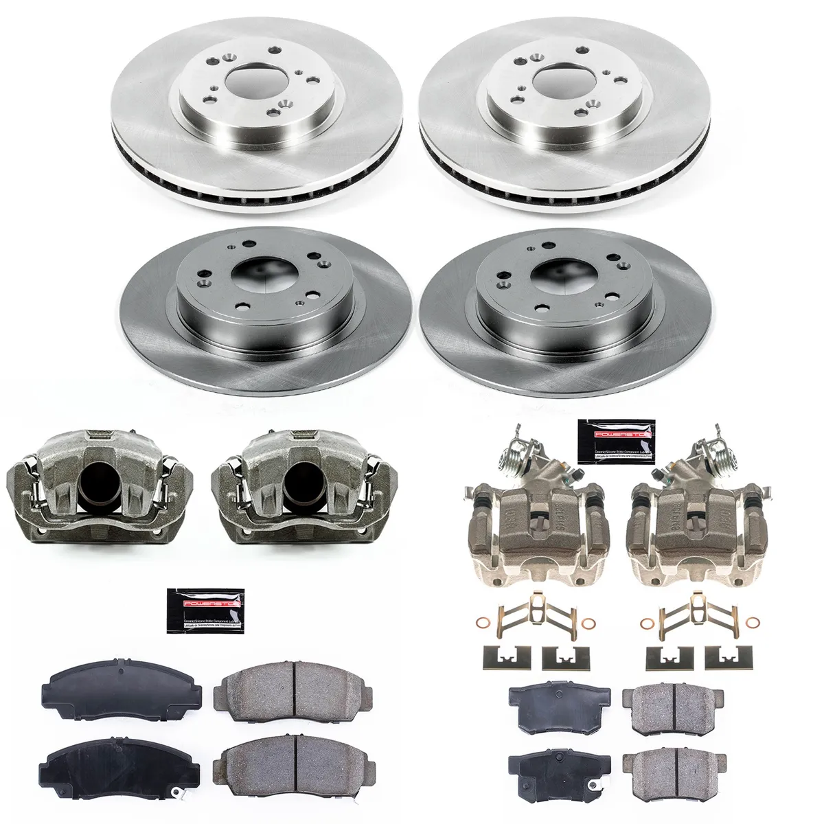 Z17 Direct Replacement Kit: Rotors; Ceramic Pads; Calipers product image