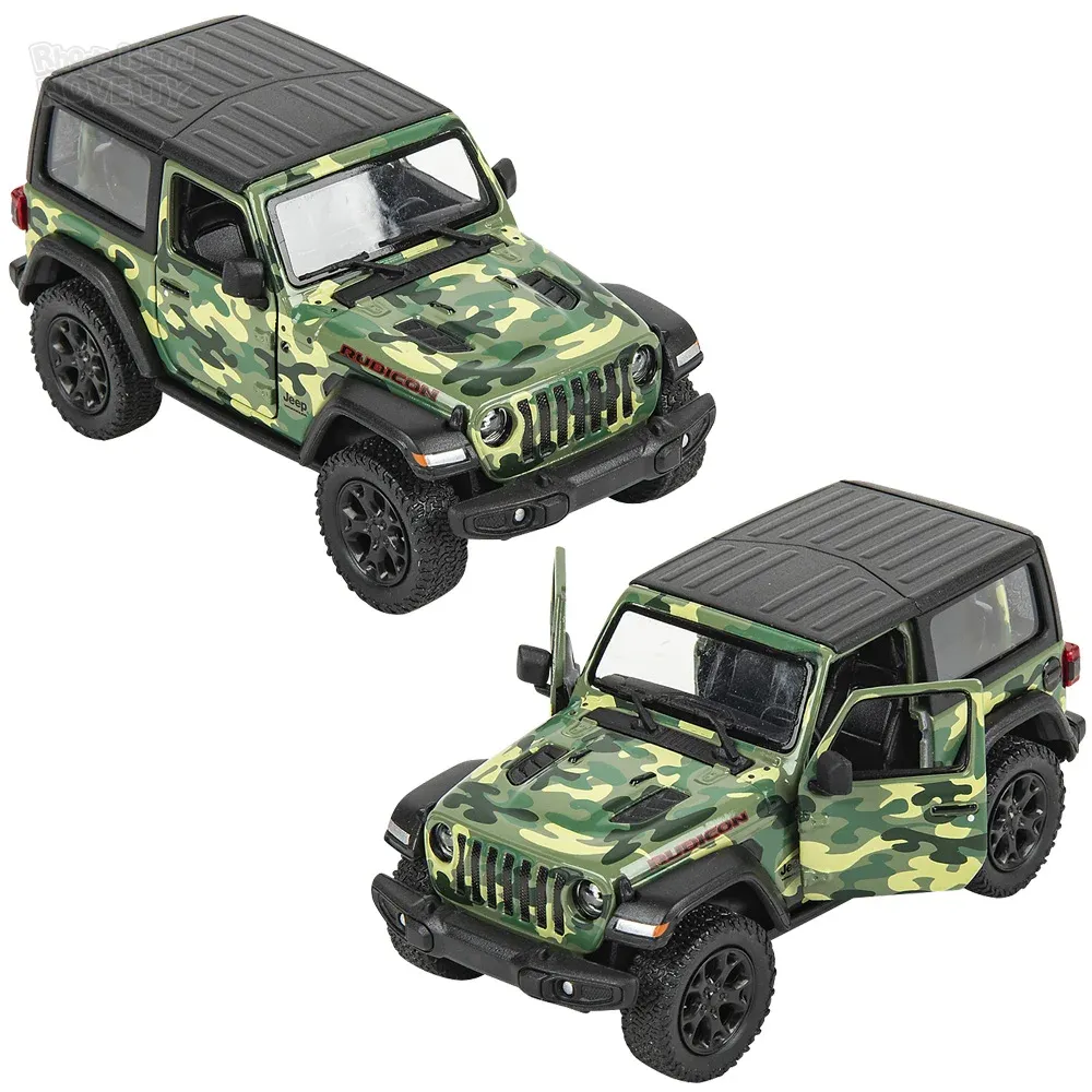 5\" Diecast 2018 Jeep Wrangler Camo Hard Top 12/Di product image