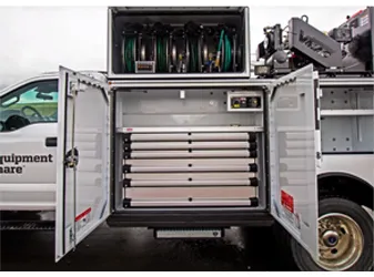 CARR - 501060 - WTS; 31 in. Retractable Step (Undermount,Ext Flat Surf); XP3 Blk /Glvznd product image