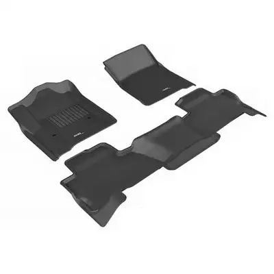 3D MAXpider 1520 Tahoe W/Bucket 2nd Row Kagu Black 1st/2nd/3rd Row Floor Liner