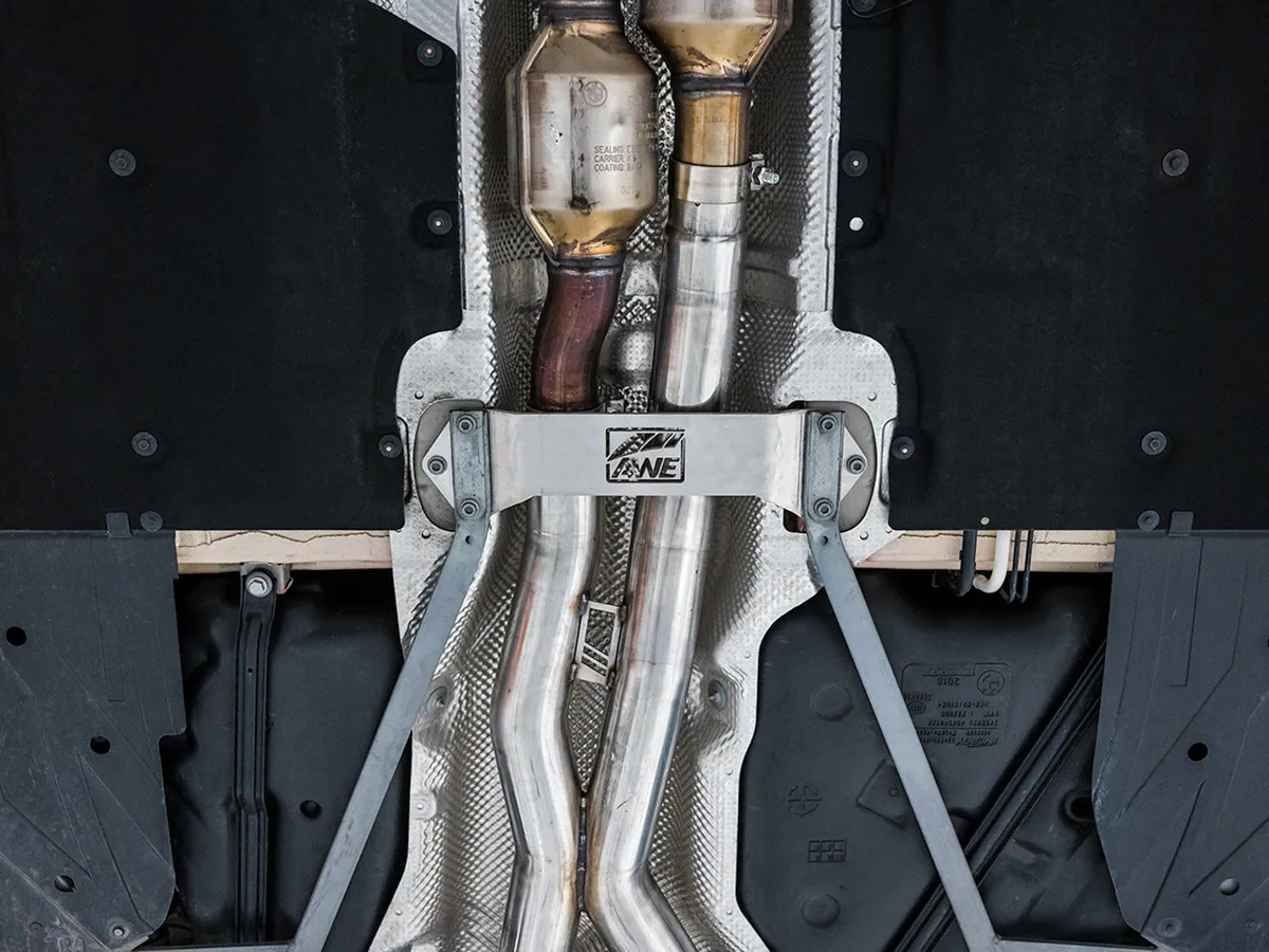 AWE SwitchPath™ Catback Exhaust for BMW F8X M3/M4 - Diamond Black product image