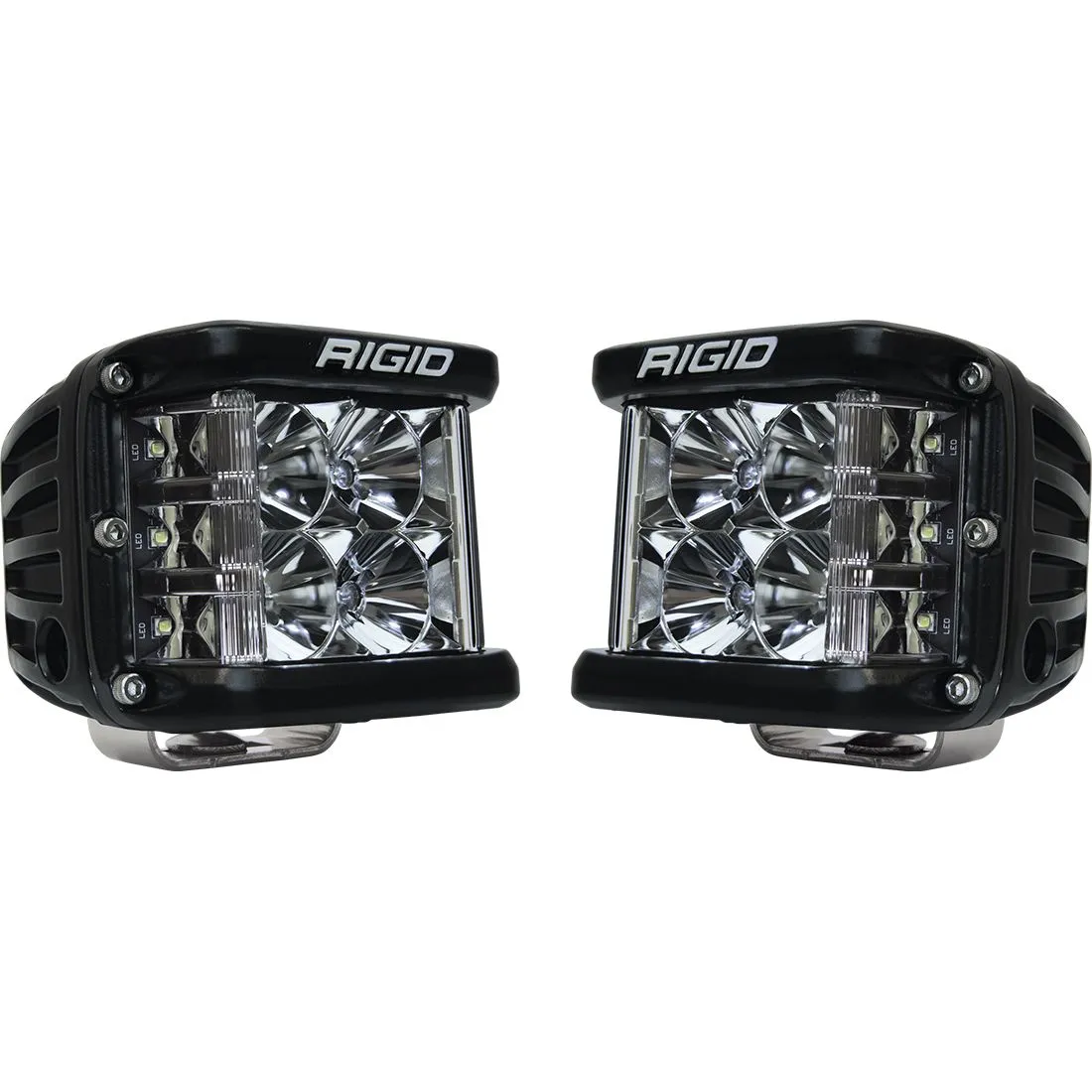 RIGID D-SS PRO Side Shooter, Flood Optic, Surface Mount, Black Housing, Pair product image