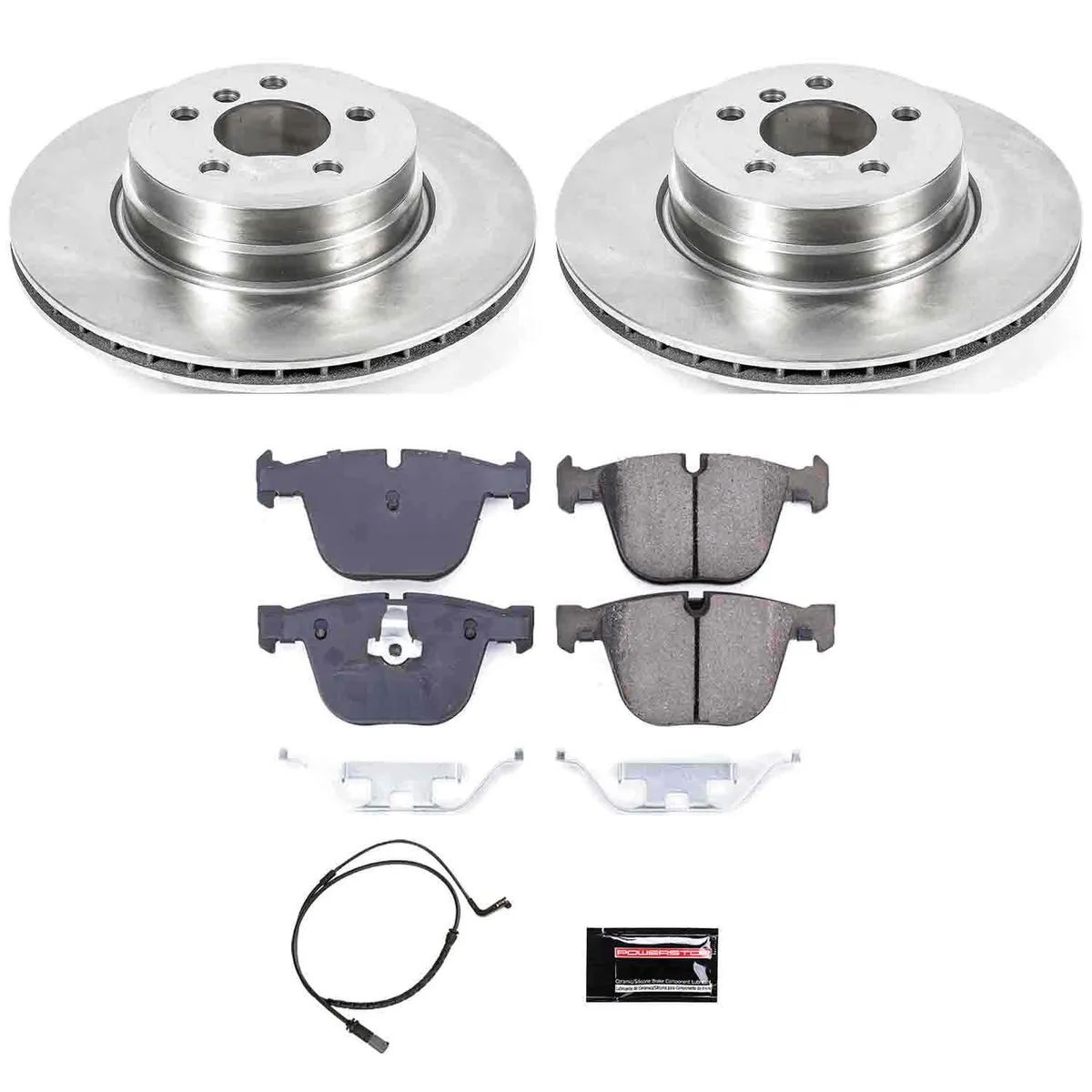 Z17 Direct Replacement Kit: Rotors; Ceramic Pads W/Hardware; Pad Sensors product image